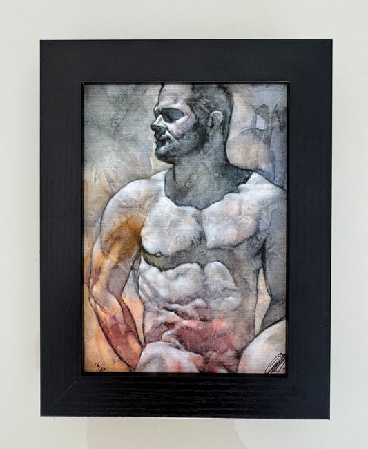 At the Beach. 5x7" Limited Edition Signed Giclee print, (last one)