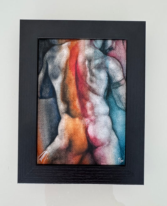 Watercolor Study 2. 5x7" Limited Edition Signed Giclee print, (last 8)