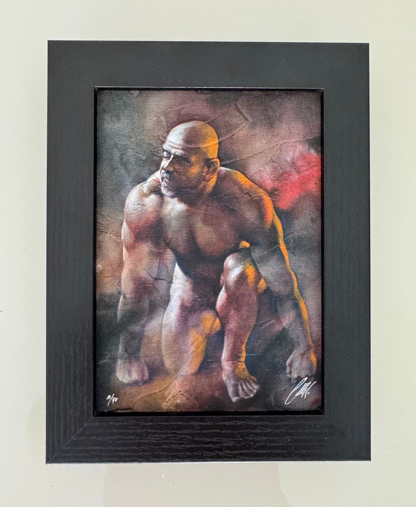 Posing 2. 5x7" Limited Edition Signed Giclee print, (last 3)