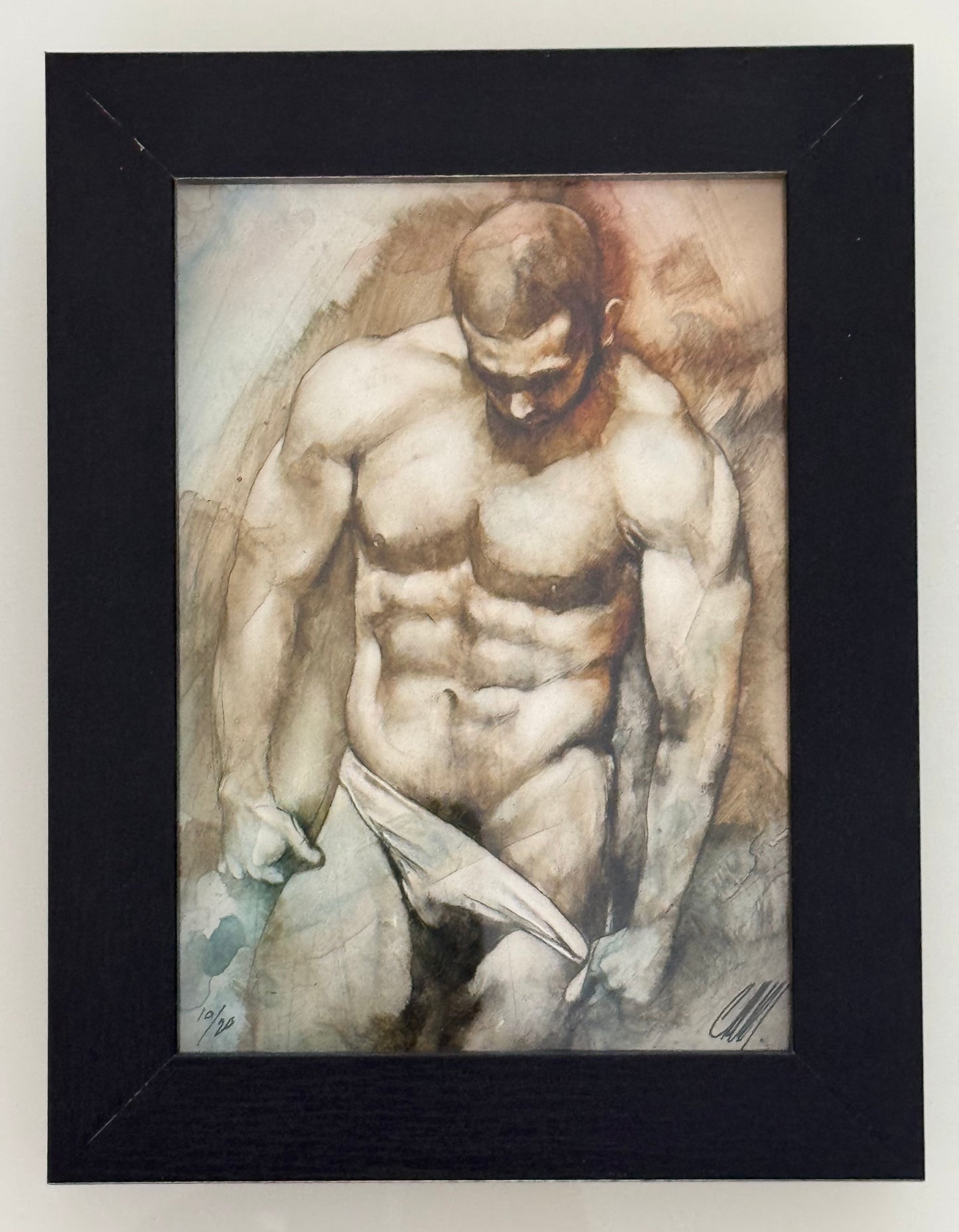 Nude 49. 5x7" Limited Edition Signed Giclee print, (last one)