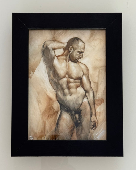 Nude 46. 5x7" Limited Edition Signed Giclee print, (last one)