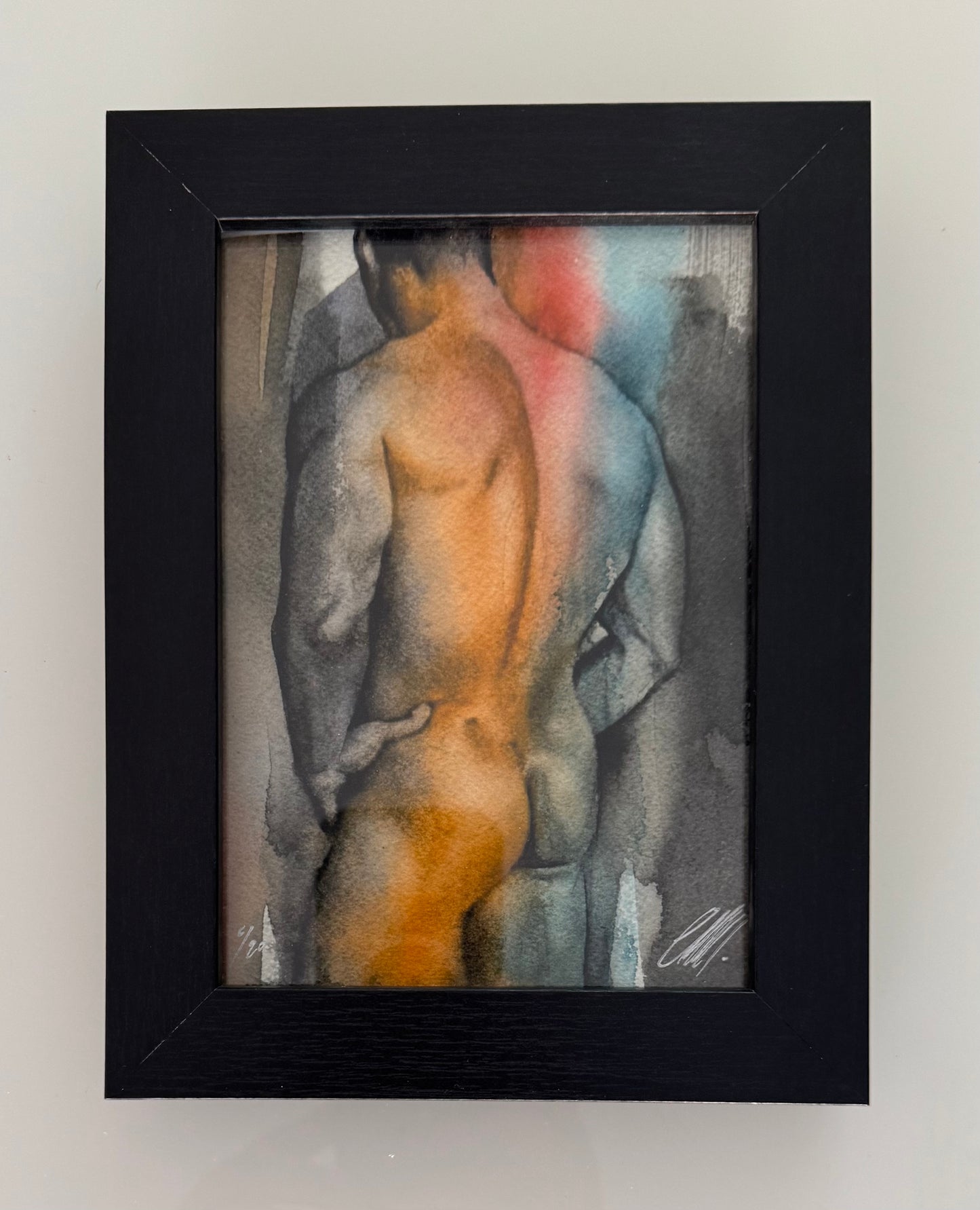 Watercolor Study 7. 5x7" Limited Edition Signed Giclee print, (last 6)