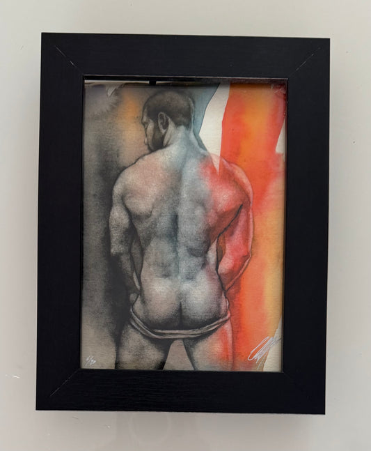 Watercolor Study 4. 5x7" Limited Edition Signed Giclee print, (last two)